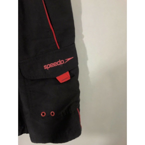 Speedo Men's Cargo Swim Trunks -Size Large Pockets - Picture 4 of 9